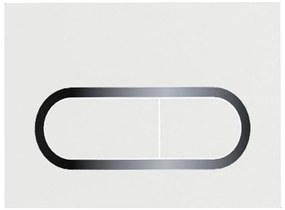 Ravak X01455 - Панел за смиване CHROME 24,7x16,5 см бял