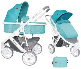 Бебешка количка 2в1 CALIBRA 3 Lorelli - Aquamarine