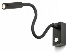 RED - Design Rendl - R10541 - LED гъвкава лампа AIM LED/3W/230V черна
