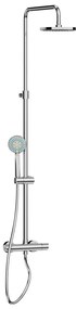 JIKA H3337170045711 - Душ комплект с термостатен смесител MIO хром лъскав