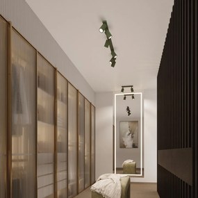 Зелен прожектор 6,5x30 cm Gleam – Sollux