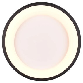 Черно LED затъмняващо се осветително тяло за таван Cardona – Trio