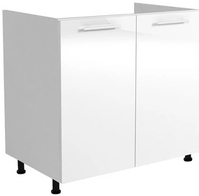 Долен шкаф Vento DK-80/82 80см Бял гланц