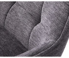 Тъмносив бар стол с регулируема височина Nolan – Unique Furniture