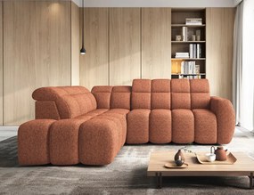 Ъглов диван Chicago-Оранжев-Ляв