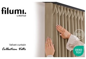 Бежова затъмняваща завеса 200x250 cm Velto – Filumi
