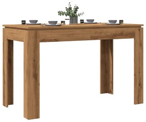 855903 vidaXL Трапезна маса Artisan Oak 120x60x76 cm Инженерна дървесина