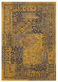 Жълт и сив килим Празник , 120 x 170 cm Plume - Hanse Home