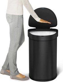 Безконтактен кош за отпадъци от неръждаема стомана 45 л - simplehuman