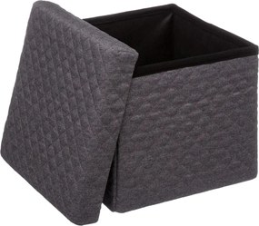 Сгъваем пуф 5five Mix & Modul, 31x31 cm - Тъмносив