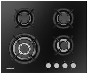 Газов плот Hansa BHGI63112035, Механично управление, 4 нагревателни зони, Горелка WOK
