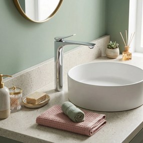 Смесител за мивка Rea Vision Chrome High