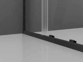 Mexen Exo-S плъзгаща се душ кабина 120 x 90 см, прозрачна, черна - 8151-120-090-70-00