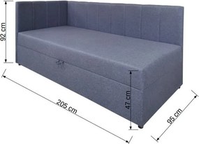 Диван-легло Линеар-Жълто