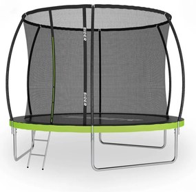Голям детски батут с мрежа и стълба SIDER 12FT - Ø 374 см