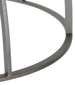 Индустриален висящ аплик тъмно сив с дърво 47 см - Arthur