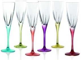 Комплект от 6 чаши за шампанско Gemma - RCR Cristalleria Italiana