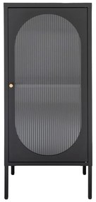 Черна метална витрина 50x110 cm Adelaide - House Nordic