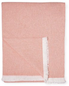 Оранжево одеяло със съдържание на памук Лято , 140 x 180 cm Linen - Euromant