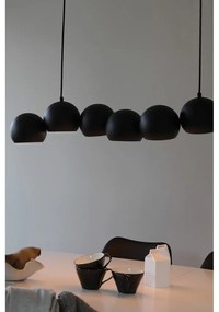 Черно висящо осветително тяло с метален абажур Cupolo – Markslöjd