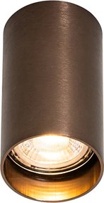 Интелигентен повърхностно монтиран прожектор тъмен бронз вкл. Wifi GU10 50 mm - Tuba