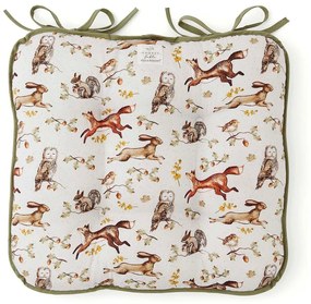 Памучна възглавница за стол 36x34 cm Forest Fable – Cooksmart ®