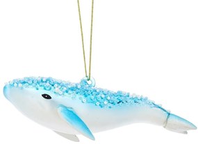 Стъклена ръчно изработена коледна украса 6,5 cm Humpback – Sass &amp; Belle