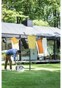 Външен простор Brabantia Lift-O-Matic 1003464, 50 м, Регулируема височина, Метален шиш за вкопаване, Резистентен на корозия, Черен