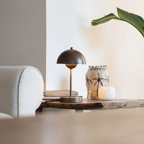 Ретро настолна лампа тъмно бронзова - Magnax Mini