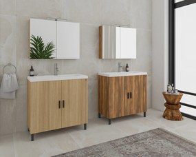 Комплект за баня Drop Roma 80-Светъл естествен цвят