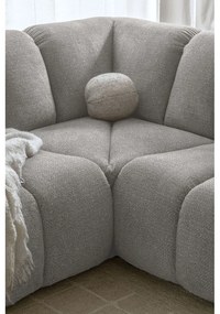 Светлосив ъглов диван (десен ъгъл/U форма) Shell – Miuform