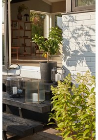 Комплект от 2 черни саксии Hureno Picco Podium - Hübsch