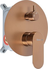 Душ система за вграждане Rea Drop Brush Copper + BOX