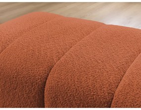 Теракотена табуретка от прежда с примки от букле Annecy – Bobochic Paris