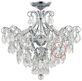 Luxera 33304 - Резервен кристал за полилей GRANADA 5 см