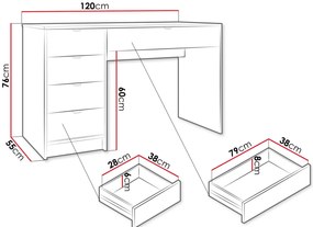 Тоалетка Tireno-Mpez
