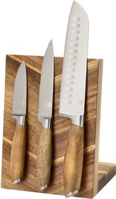 Дървена магнитна поставка за ножове – Holm