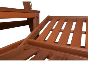 Зелена дървена градинска люлка Vegas Lux - Rojaplast