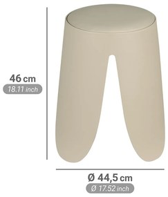 Бежов пластмасов стол за подреждане Comiso – Wenko