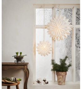 Бяла коледна светлинна украса ø 40 cm Clipp - Star Trading