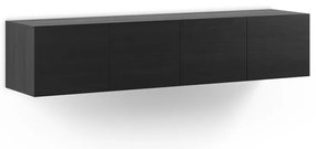 Черна маса за телевизор 180x38x35 cm Daroca – Marckeric