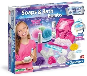 Clementoni - Лаборатория за сапуни и пенливи бомбички Science Play 61292