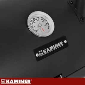 Туристическа скара на дървени въглища с капак