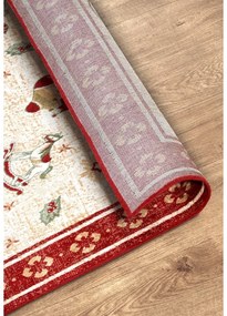 Червена пътека с коледен мотив със смес от памук 80x200 cm Toy's Delight Red Christmas – Villeroy&amp;Boch
