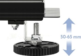 Линеен сифон Rea Neox Slim pro black 50