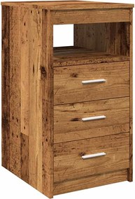 856004 vidaXL Шкаф с чекмеджета от старо дърво 40x50x76cm Инженерна дървесина