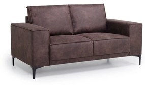 Кафяв диван от изкуствена кожа 164 cm Copenhagen - Scandic