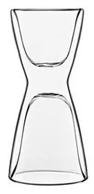 Стъклена двустенна термочаша ESPRESSO&amp;WATER "UNICO" 65мл/100мл h8см DRINK&amp;DESIGN-(12811/01) (RM 510) - Luigi Bormioli