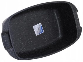 Ростер за фурна и котлон Kinghoff KH 1608, 5.5 литра, Капак с дозатор, Мраморно покритие, Индукция, Черен