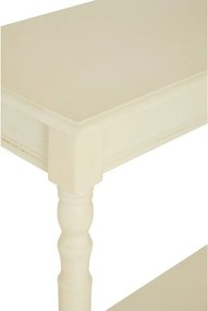 Конзолна маса от масивен бор в цвят слонова кост 30x80 cm Heritage – Premier Housewares